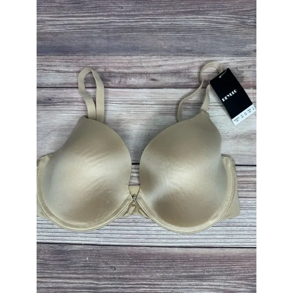 Deyllo Women's‎  Bra Comfort Padded Underwire Bra 32D - Picture 2 of 7